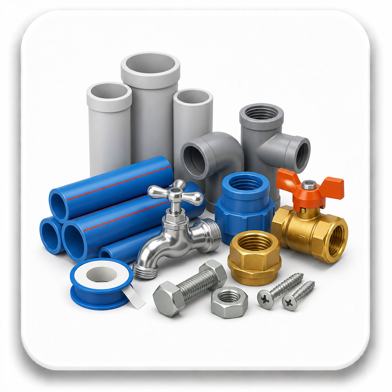 Pipes and Hardwares