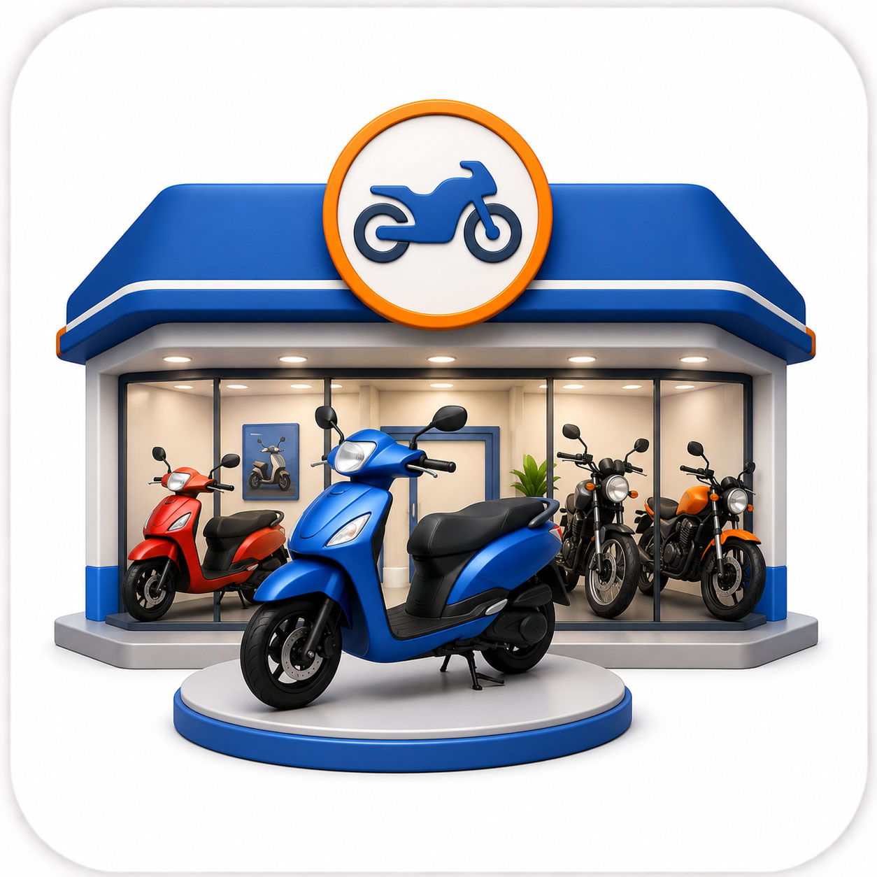 Two Wheeler Showroom