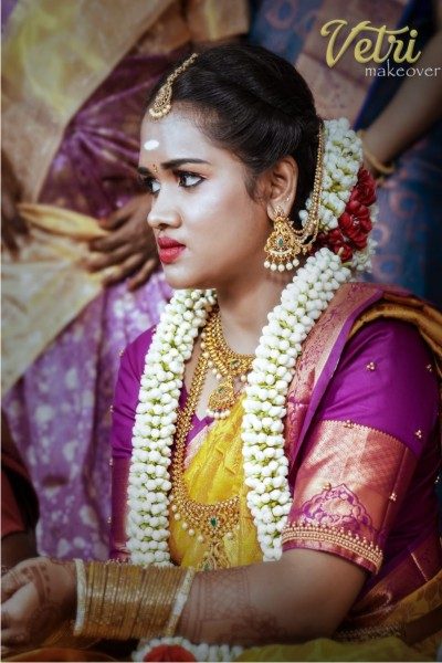 VETRI POOJA BRIDAL MAKE UP